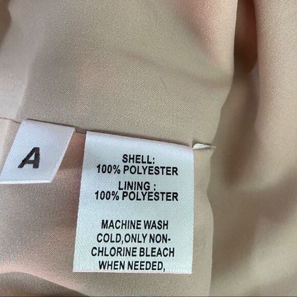 Ann Taylor LOFT Petites Ruffle Neck Satin Shift Dress 6P Cocktail Wedding Guest - Picture 8 of 11